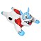 CocoNut Outdoor: Yeti Racer - 54x36" Snow Sled - Character Shaped Inflatable Winter Tobaggan, Cold Resistant PVC, 200lb Cap, Kids-Teens-Adults 8+